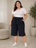 Immagine di PULL UP ELASTICATED CAPRI